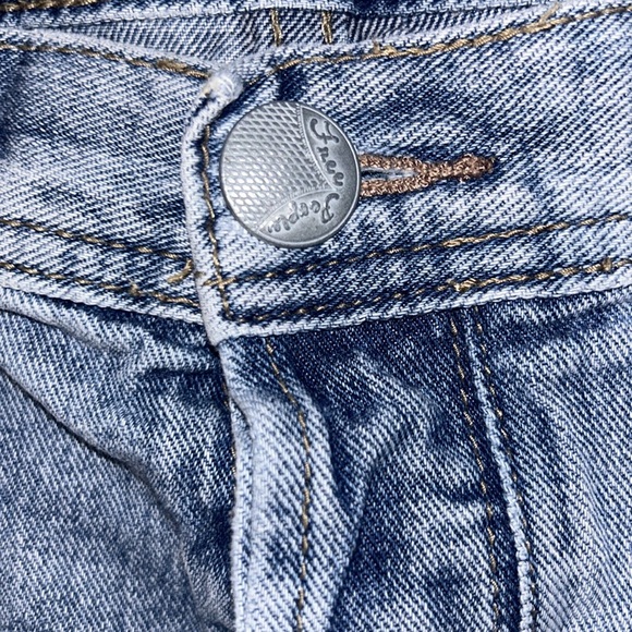 Free People Denim Cut Off Jean Shorts - Picture 3 of 4